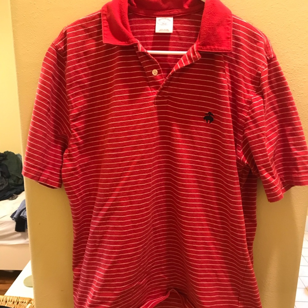 Brooks Brothers striped polo